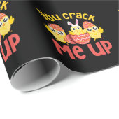 You Crack Me Up Easter Chicks Cadeaupapier (Rol Hoek)