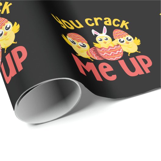 You Crack Me Up Easter Chicks Cadeaupapier (Rol Hoek)