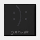 You Decide Trendy Emotions Happy Sad  Magneet (Voorkant)