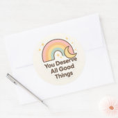 You Deserve All Good Things Sticker (Envelop)