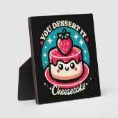 You Dessert It - Cheesecake Kawaii Fotoplaat (Voorkant)