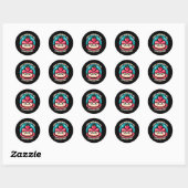 You Dessert It - Cheesecake Kawaii Ronde Sticker (Vel)