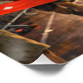 You Did It! Finish Line Graduation  Perfect Poster (Hoek)