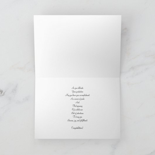 You Did It Graduation Celebration Kaart (Binnen)