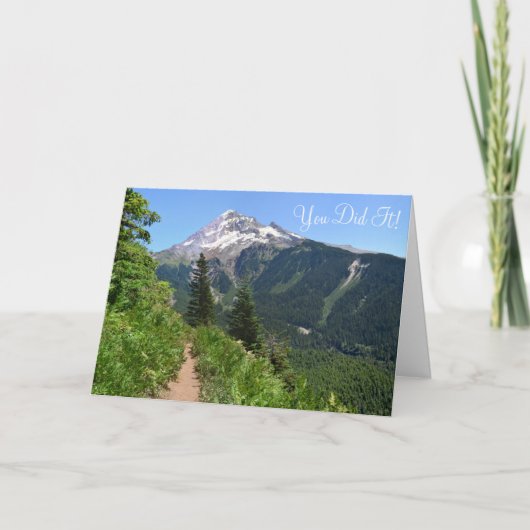 You Did It Graduation Celebration Kaart (Voorkant)