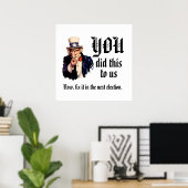 YOU Did This to Us Poster (Thuiskantoor)
