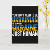 You Don’t Need To Be Ukrainian To Support Ukraine  Kaart (Gele Bloem)