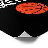 You Don't E Me I Coach Girls Basketball Gift Tee  Poster (Hoek)