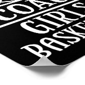 You Don't E Me I Coach Girls Basketball Long Sleev Poster (Hoek)