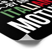 You Dont E Me I Was Raised An Italian Mother Poster (Hoek)