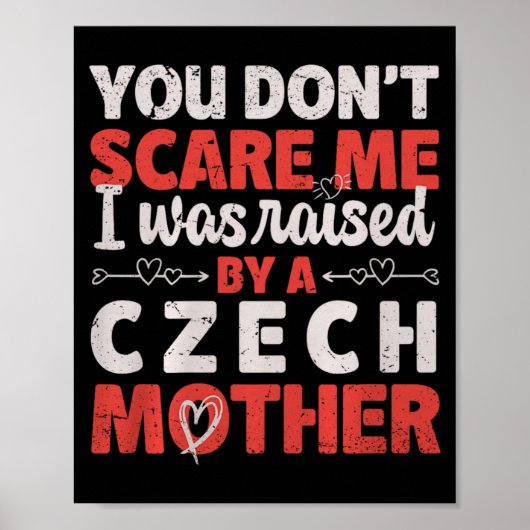 You Don't E Me I Was Raised By A Czech Mother Prem Poster (Voorkant)