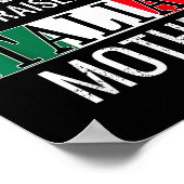 You Don't E Me I Was Raised By An Italian Mother  Poster (Hoek)