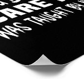 You Dont E Me I Was Taught By Nuns Christian  Poster (Hoek)