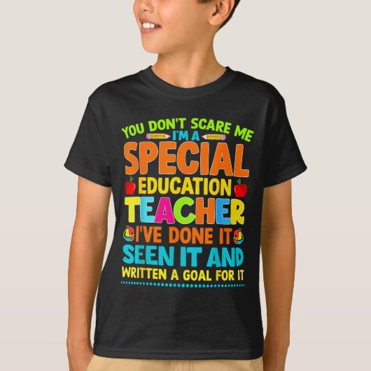 You Don't E Me I'm A Special Education Teacher Men T-shirt (Voorkant)