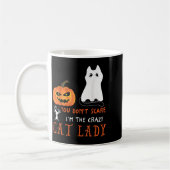 You Don't E Me I'm The Crazy Cat Lady Funny Hallow Koffiemok (Links)
