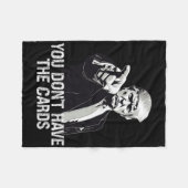 You Don't Have Cards Donald Trump U.s. Vs Ukraine  Fleece Deken (Voorkant (Horizontaal))