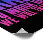 You Don't Have To Be Crazy To Work Here We Will Tr Poster (Hoek)