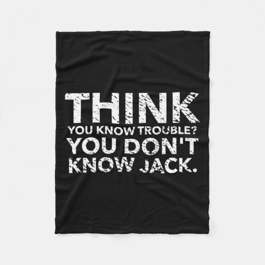 You Don't Know Jack  Fleece Deken (Voorkant)