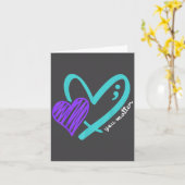 You Don't Let Your Story End Suicide Awareness  Kaart (Gele Bloem)