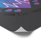 You Don't Let Your Story End Suicide Prevention  Poster (Hoek)