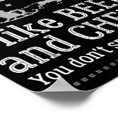 You Don't Smell Like Santa Funny Christmas  Poster (Hoek)