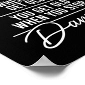 You Don't Stop Dancing When You Get Old - Cute Dan Poster (Hoek)