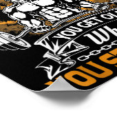 You Don't Stop Lifting When You Get Old Gift Weigh Poster (Hoek)