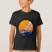 You Don't Stop Sailing When You Get Old Funny Old  T-shirt (Voorkant)