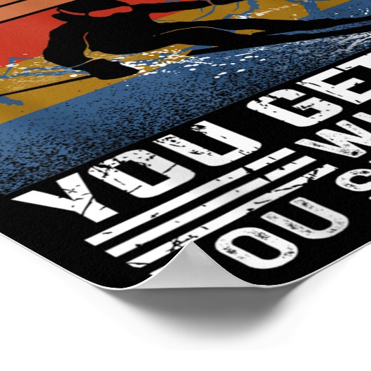 You Dont Stop Skiing When You Get Old Funny Skiing Poster (Hoek)