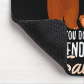 You Dont Win Friends With Salad Funny Vegan Bear S Muismat (Hoek)