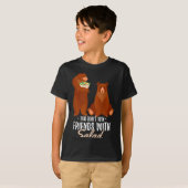 You Dont Win Friends With Salad Funny Vegan Bear S T-shirt (Voorkant volledig)
