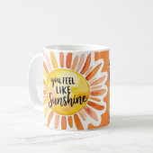 You Feel Like Sunshine Photo Mug Koffiemok (Voorkant links)
