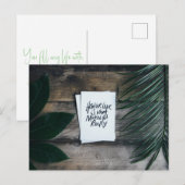 You fill my life with sweetness and love briefkaart (Voorkant / Achterkant)