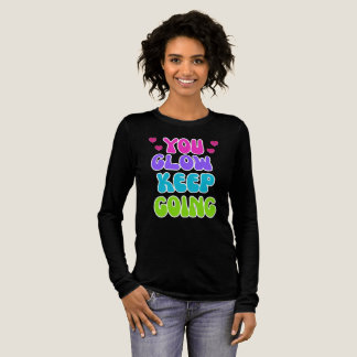 You Glow Keep Going – Helder en inspirerend ontwer Tri-Blend Shirt