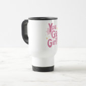 You Go Girl | Roze Reis Mok (Voorkant links)