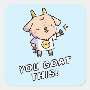 You Goat This, You Hebt Dit Vierkante Sticker