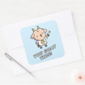 You Goat This, You Hebt Dit Vierkante Sticker (Envelop)