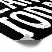 You Gon Learn Today Motivational Design Poster (Hoek)