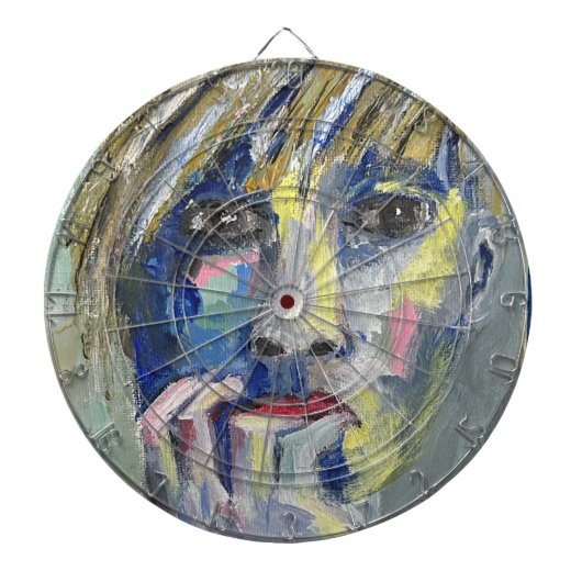 "You Go'n to Hit Me?" Dart Board Dartbord (Voorkant)