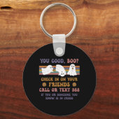 You Good Boo 988 Suicide And Crisis Lifeline Groov Sleutelhanger (Voorkant)