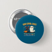 You Good, Boo_ Suicide Prevention Mental Health Ha Ronde Button 5,7 Cm (Voorkant /achterkant)
