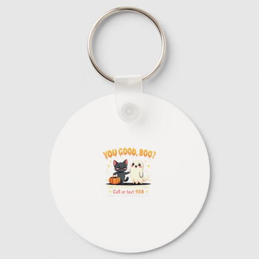 You Good, Boo_ Suicide Prevention Mental Health Ha Sleutelhanger (Voorkant)