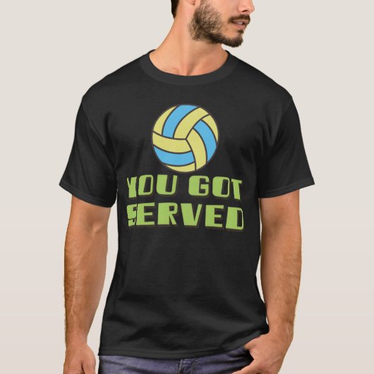 You Got Served Volleyball game retro retro T-shirt (Voorkant)