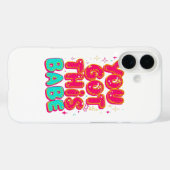 "You Got This Babe" Pink Sparkle Typography Case-Mate iPhone Case (Achterkant (horizontaal))
