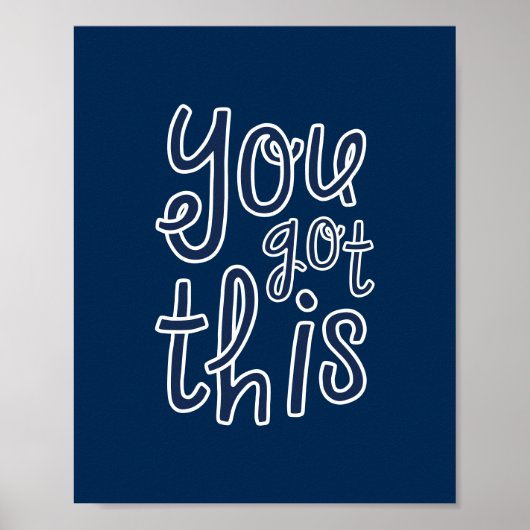 You Got This, Cute Motivational Poster (Voorkant)