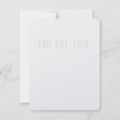 You Got This Encouragement Card Bedankkaart (Achterkant)