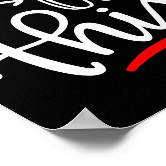 You Got This Funny Teacher Student Testing Day Poster (Hoek)