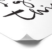 You got this Minimalist Motivational Inspirational Poster (Hoek)