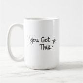 "You Got This" Motivatie Star Design Koffiemok (Links)