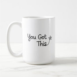 "You Got This" Motivatie Star Design Koffiemok